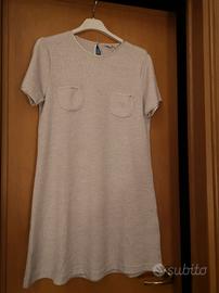 Vestito da bambina color argento 