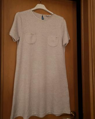 Vestito da bambina color argento 