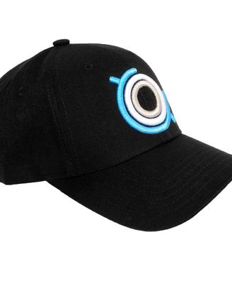 Cappellino Baseball Nero cotone traspirante