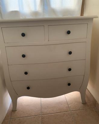 Como in legno stile shabby