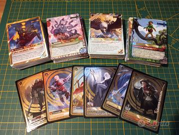 Lotto 180+ carte miste fantasy riders ITA