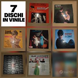 7 dischi in vinile vintage