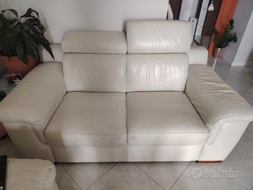divani in pelle bianca poltroneesofa