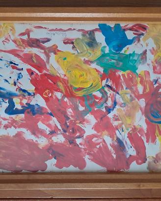 Quadro arte astratta artista lucana del 1984