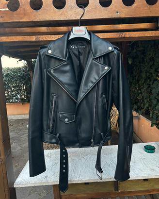 Giacca in pelle zara