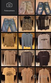 Lotto abbigliamento vario ragazzo/uomo