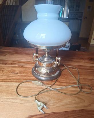 Lampada da tavolo vintage stile navale ottone