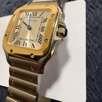 Cartier santos lady oro e acciaio