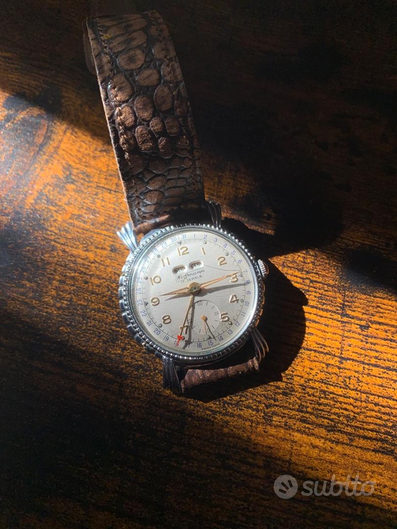 Hoffmann Triple Calendar “Fancy Lugs” - Abbigliamento e Accessori In ...