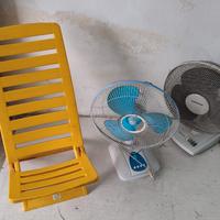 Ventilatori + sedia sdraio mare