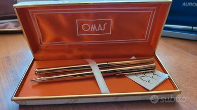 Rara Parure OMAS Vintage -Stilografica e Sfera - 