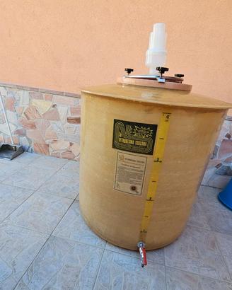 botte / serbatoio di vetroresina per vino