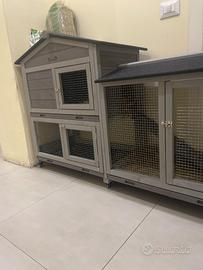 Conigliera da interno esterno