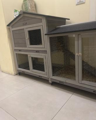 Conigliera da interno esterno