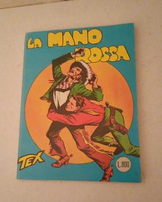 TEX N.1 LA MANO ROSSA ULTIMA RISTAMPA DA LIRE 800