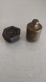 2 Pesi per bilancia vintage 