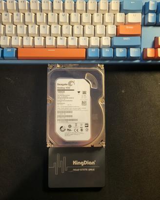 SSD KingDian 480GB + HDD Seagate 1TB