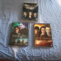 tre DVD del film Twilight 