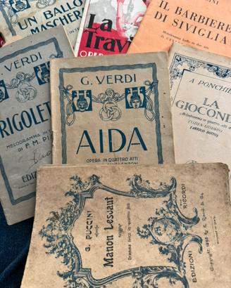 Libretti d’opera primi 900