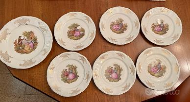 Piatti vintage decorati Bavaria