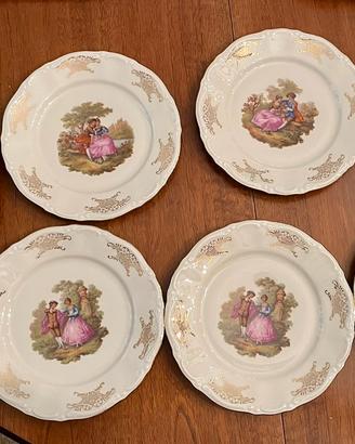 Piatti vintage decorati Bavaria