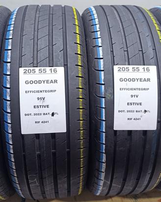 4 GOMME 205 55 16 GOODYEAR RIF4241