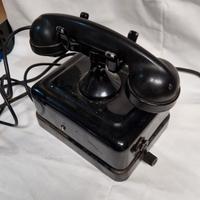 Telefono in metallo a manovella anno 1920/30