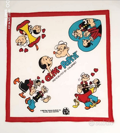 Fazzoletto vintage Popeye Olivia Braccio di ferro