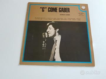 8 vinili giorgio gaber