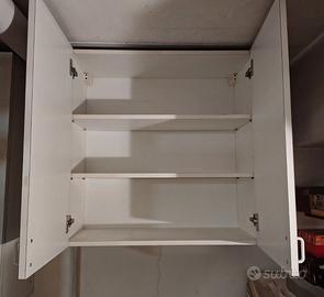 Pensile contenitore bianco su misura - 80x80x34 cm