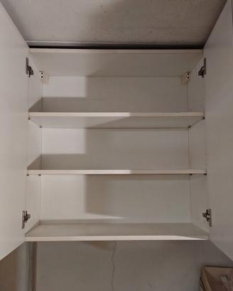 Pensile contenitore bianco su misura - 80x80x34 cm