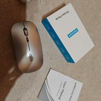 Uiosmuph G12 Mouse Wireless Argento colori