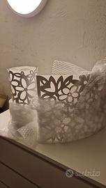 Dolcissima lampadda tavolo cilindrica e plafoniera