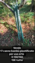17 canne plastica x orto 