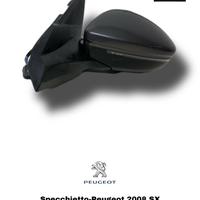 SPECCHIETTO RETROVISORE SINISTRO PEUGEOT 2008 Seri