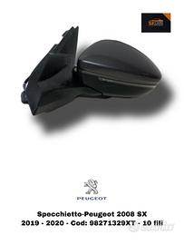 SPECCHIETTO RETROVISORE SINISTRO PEUGEOT 2008 Seri