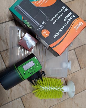 Accessori Tartarughe: Filtro + Mangiatoia + isola