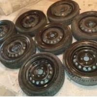 Cerchi e gomme 165/60/16r (2invernali/4 stagioni)