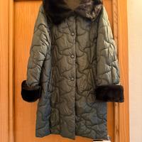 Cappotto imbottito verde