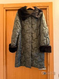 Cappotto imbottito verde