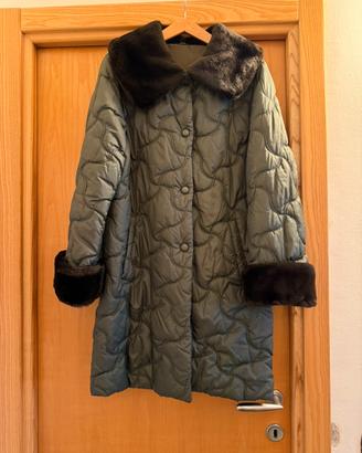 Cappotto imbottito verde