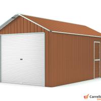 Prefabbricato box cantiere  360x610 fin legno