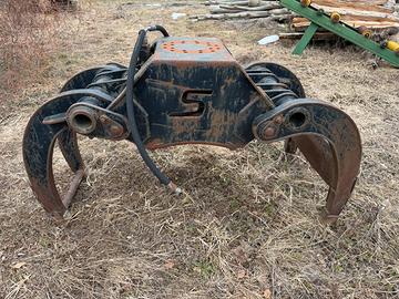 Pinza tronchi legname solmec