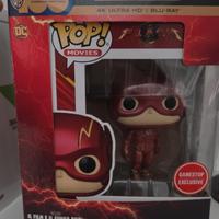 Funko Pop Flash + blu ray Exclusive limited