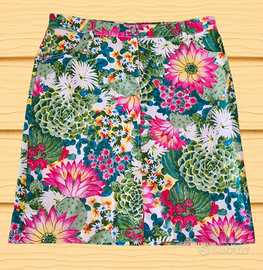 Gonna lunga Maurice Abot donna XL (52/24) Floreale