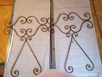 Testiera letto matrimoniale ferro battuto