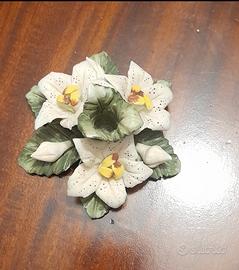 Lotto di fiori in Porcellana di Capodimonte 