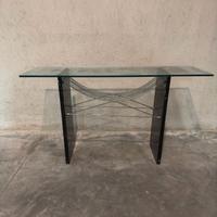 Consolle Design Postmoderno anni '80 - Marmo Nero 