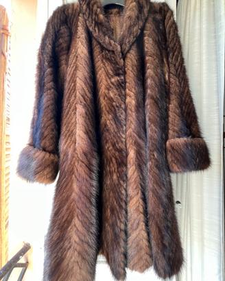 Cappotto in pelliccia di visone