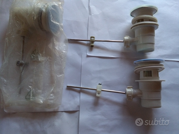 Pilette nuove in plastica per lavandino, bidè